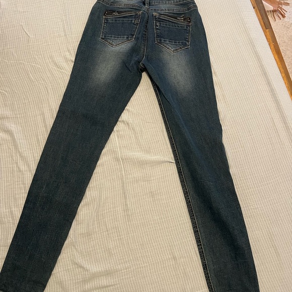 Buffalo Mid Rise skinny jeans with zip back pocket - Picture 5 of 5